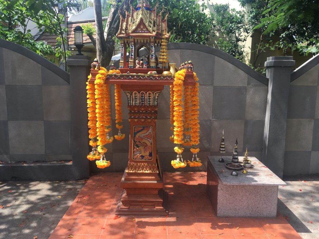 Photo shows Spirit house